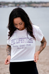 Epic lifestyle White  Cropped Tee
