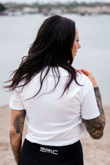 Epic lifestyle White  Cropped Tee