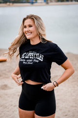 Epic lifestyle Black Cropped Tee