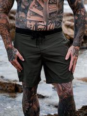 Epic Boardshorts Camo Green & Black