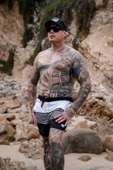 Epic Boardshorts Light Grey & Black