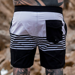 Epic Boardshorts Light Grey & Black