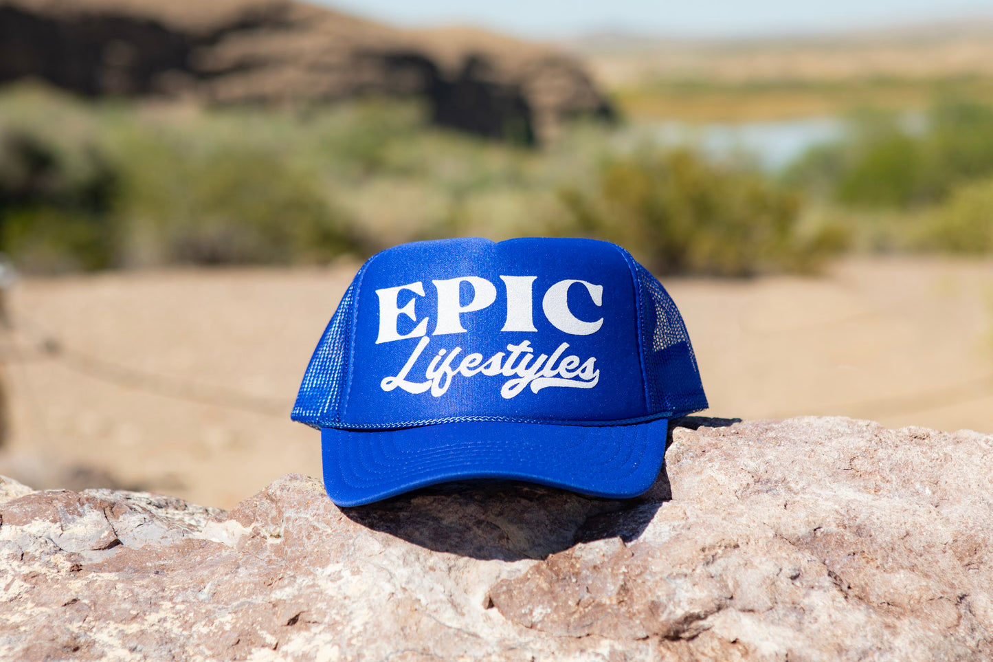 Epic Lifestyles  NEW TRUCKER HAT BLUE