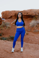 EPIC FIT WOMENS LEGGINGS ROYAL BLUE