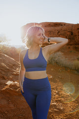 EPIC FIT WOMENS SPORTS BRA ROYAL BLUE