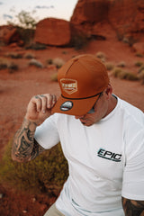 Epic Performance Men's New Hat Epic Caramel Brown