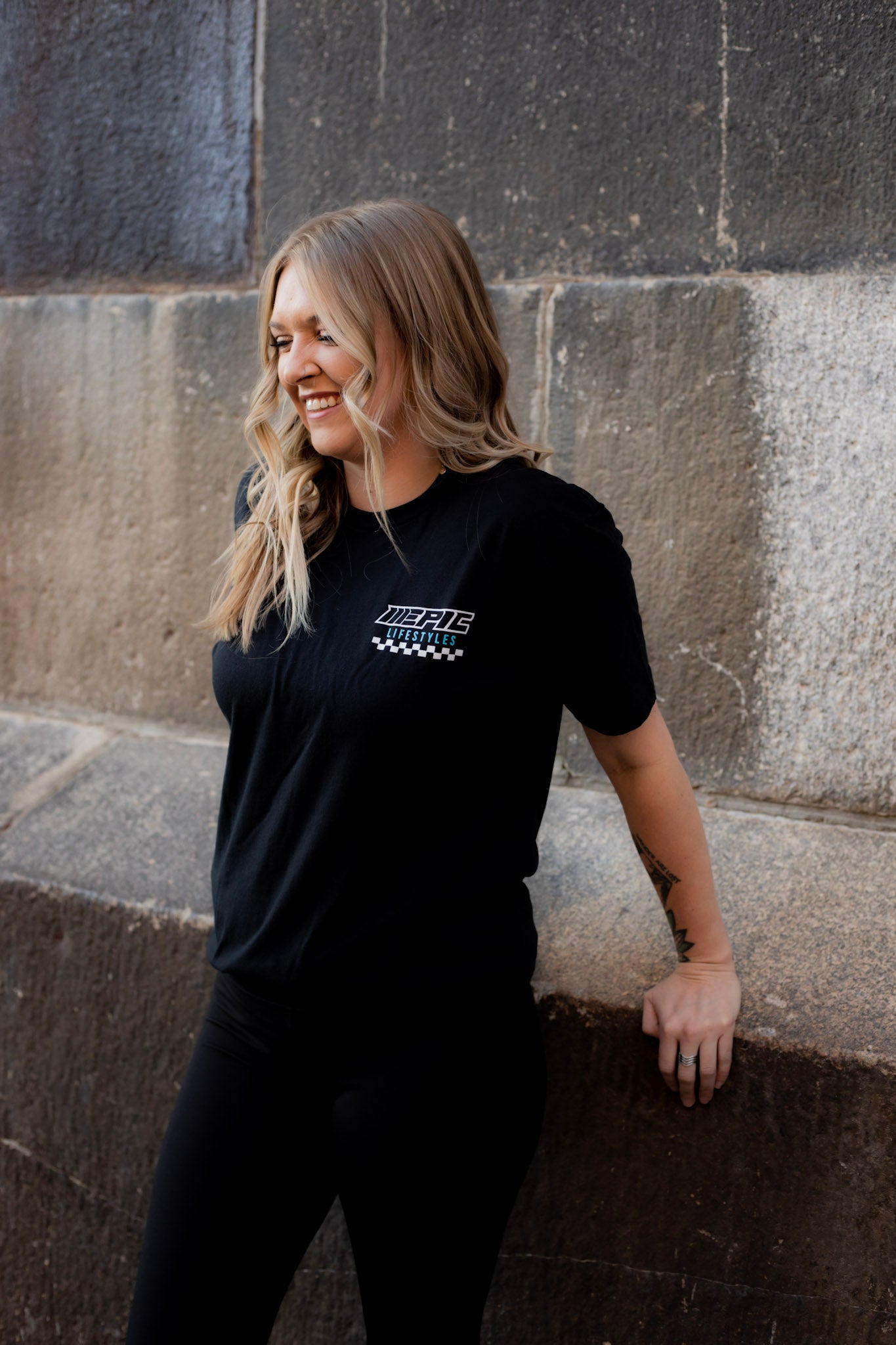 Epiclifestyles Unisex Lambo blue Black T-shirt New Checker Logo