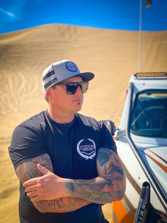 Epic Lifestyles Men's Light Grey Embroidery Hat