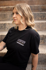 Epiclifestyles Black T-shirt New Gold checker Logo