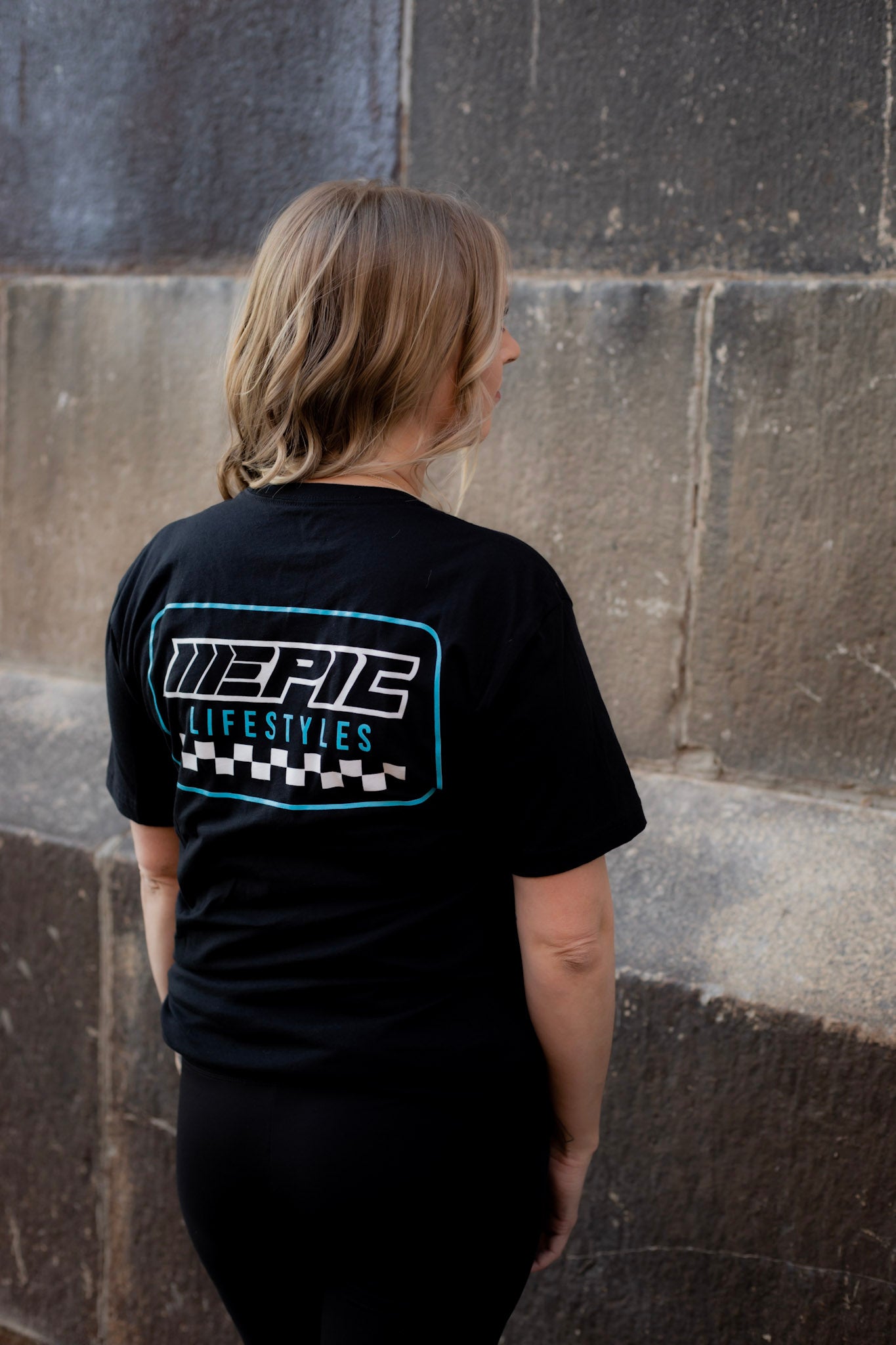 Epiclifestyles Unisex Lambo blue Black T-shirt New Checker Logo