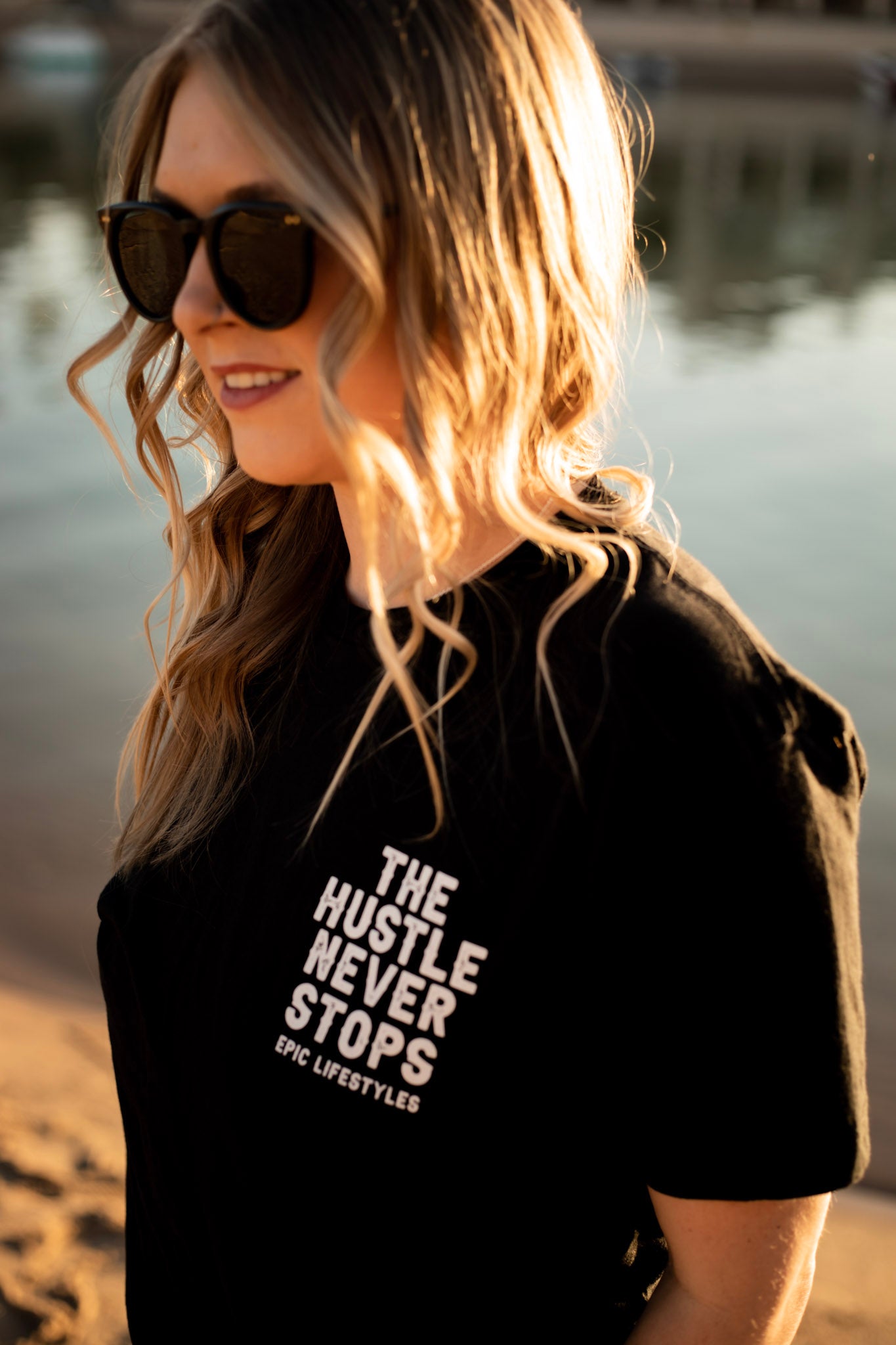 Epic Lifestyles Unisex Gold Black Skull ☠️ Hand T-shirt